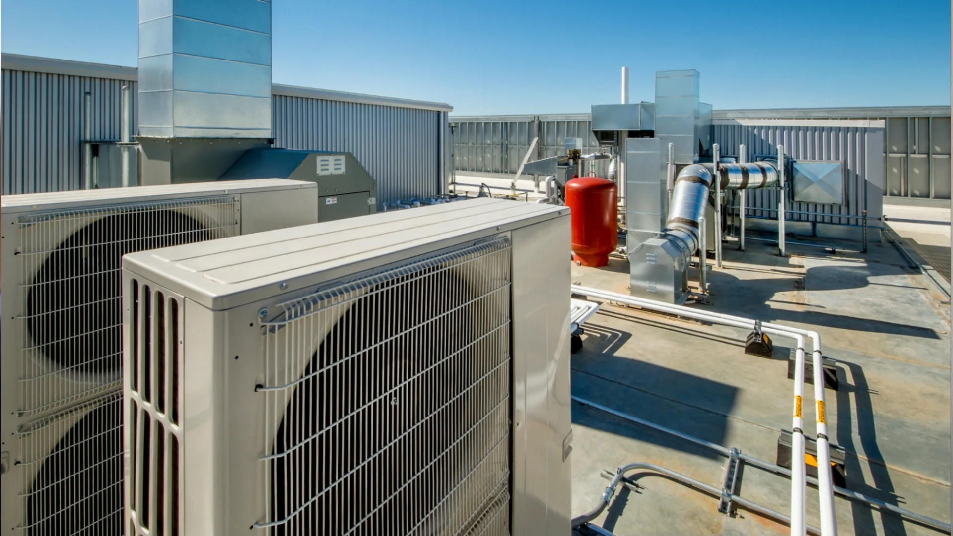 rooftop HVAC installation